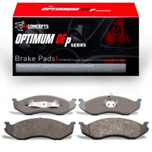 Jeep Comanche Brake Pads - Front - R1 Concepts - Optimum OE - `90-`06